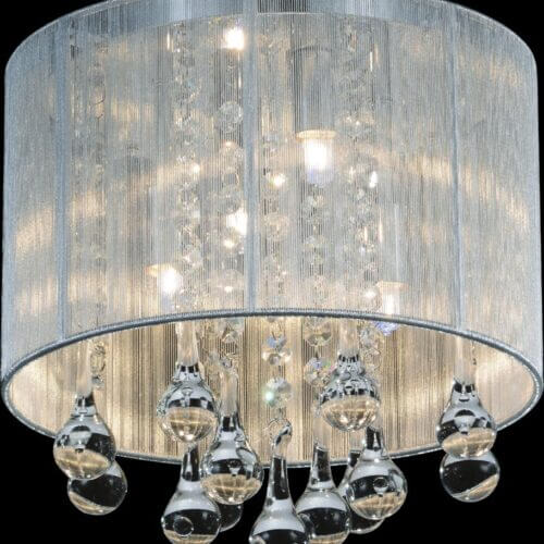 CWI LIGHTING 5006c10c-r 4 Light Drum Shade Quebec City