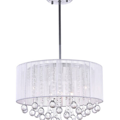 CWI LIGHTING 5006p18c-r 6 Light Drum Shade Chandelier Toronto