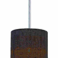 CWI LIGHTING 5006p6c-r 1 Light Drum Shade Mini Pendant Winnipeg