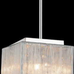 CWI LIGHTING 5006p6c-s 1 Light Drum Shade Mini Pendant Ottawa