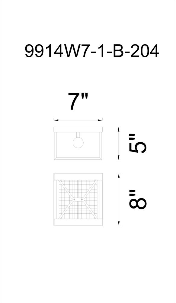 CWI LIGHTING 9914w7-1-b-204 Kali Toronto