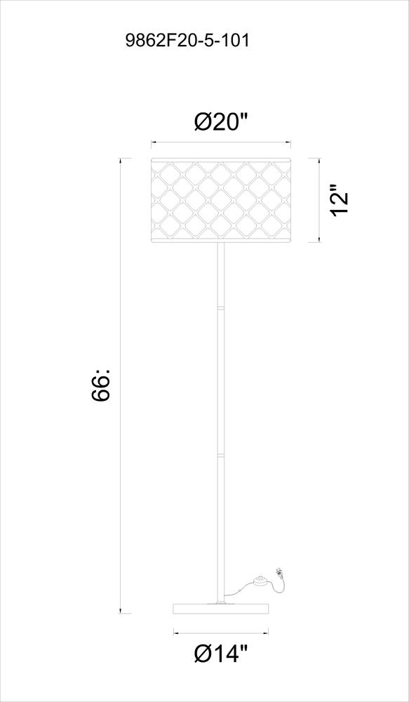 CWI LIGHTING 9862f20-5-101 Renous Edmonton