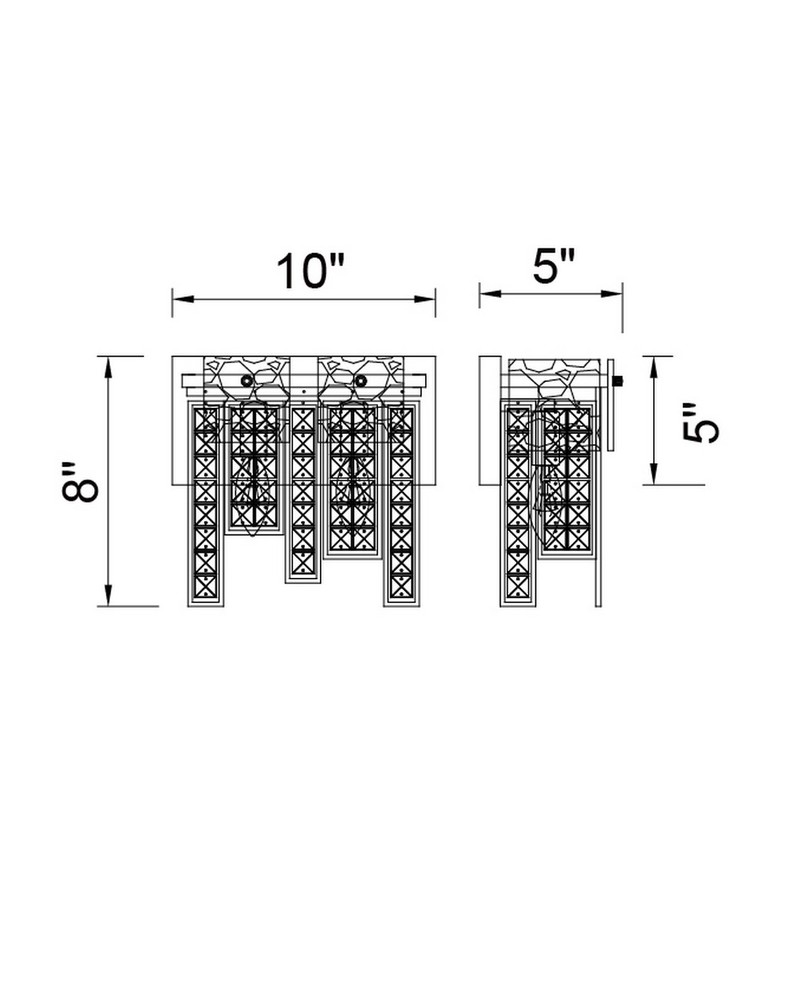 CWI LIGHTING 1099w8-1-613 Glacier Fredericton