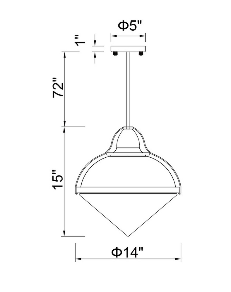 CWI LIGHTING 124p14-1-613 Cupola Ottawa