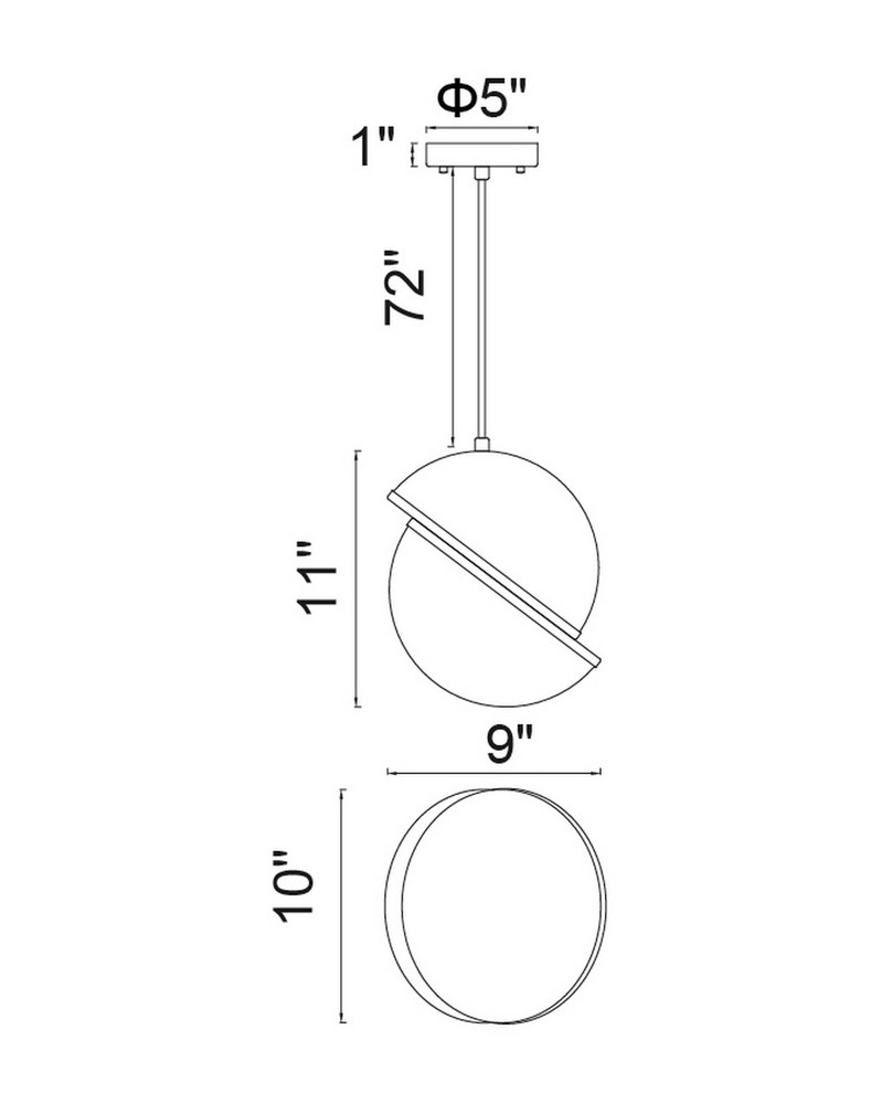 CWI LIGHTING 1148p10-1-624 Gemini Toronto
