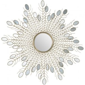 RENWIL mt2338 ROSEMARY Round Mirror Smaller mirrors Silver Leaf