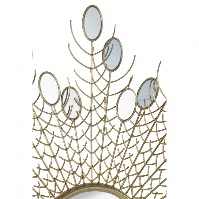 RENWIL mt2338 ROSEMARY Round Mirror Smaller mirrors Silver Leaf