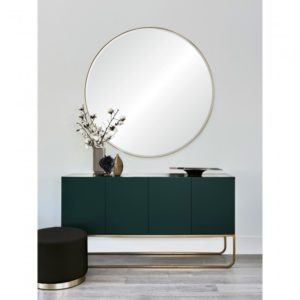 RENWIL mt2347 THALLO Mirror Round Gold Leaf