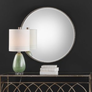 UTTERMOST 09252 STEFANIA ROUND MIRROR Beads