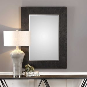 UTTERMOST CAPRIONE MIRROR rectangle Chevron detail