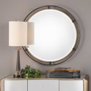 UTTERMOST CARRIZO ROUND MIRROR