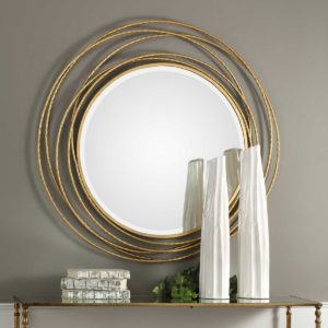UTTERMOST 09348 WHIRLWIND ROUND MIRROR oakville