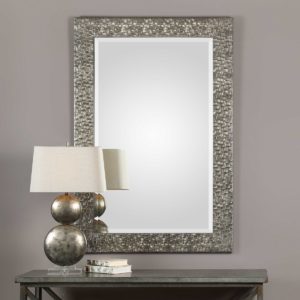 UTTERMOST KANUTI MIRROR Rectangle metallic silver accented