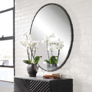 UTTERMOST BENEDO ROUND MIRROR