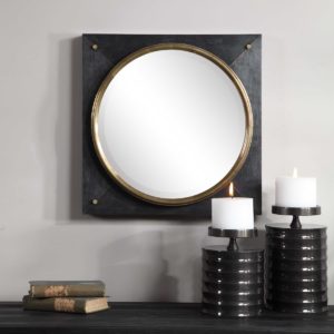 UTTERMOST 09560 TOBIAH SQUARE MIRROR