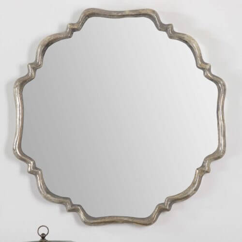 UTTERMOST 12849 VALENTIA MIRROR oxidized silver finish