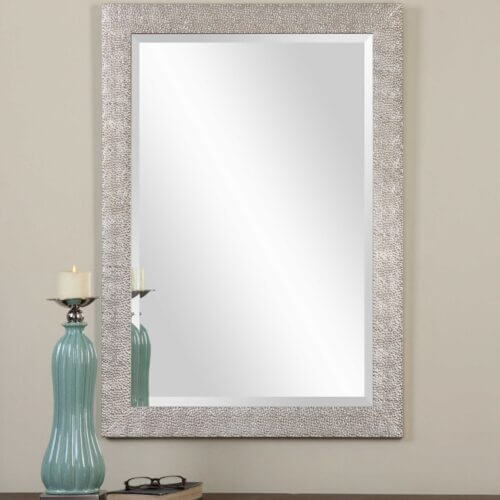 UTTERMOST PORCIUS MIRROR Rectangle antiqued silver