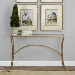 UTTERMOST 24640 ALAYNA CONSOLE TABLE Glass top