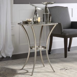 UTTERMOST 24760 SHERISE ACCENT TABLE Beaded
