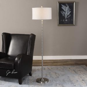 UTTERMOST 28640 SHERISE FLOOR LAMP Beaded metal base