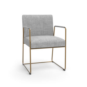 SUNPAN 104339 Balford Armchair Arena Cement Antique Brass