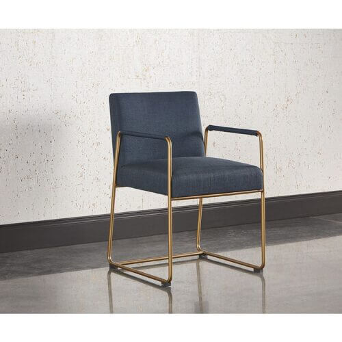 SUNPAN 103530 Balford Armchair fabric Antique Brass