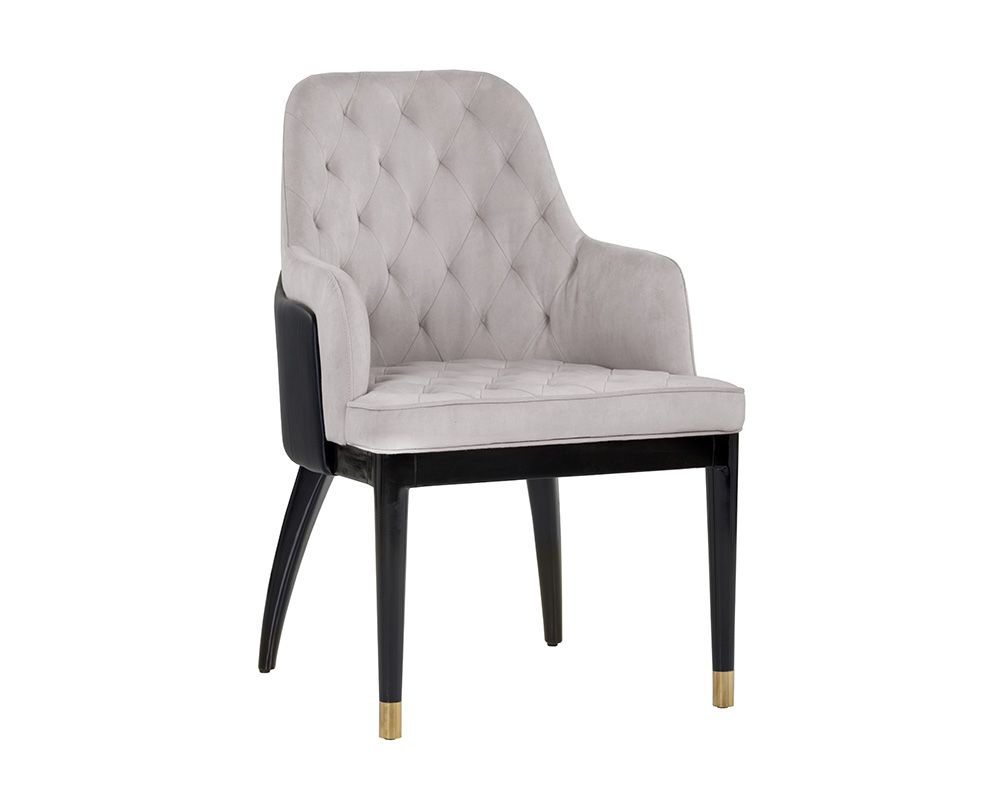 SUNPAN 104024 Gia Dining Chair Antonio Cameo Solid Brich Wood Legs