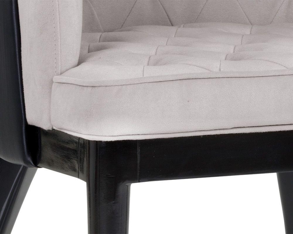 SUNPAN 104024 Gia Dining Chair Antonio Cameo Solid Brich Wood Legs
