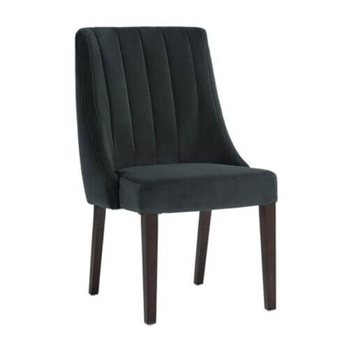 SUNPAN 104347 Mercy Dining Chair Smokescreen Wood legs armless