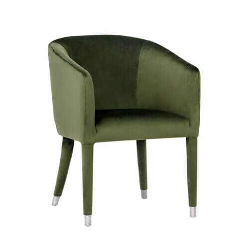 SUNPAN 104969 Marcus Armchair Moss Green Wood legs