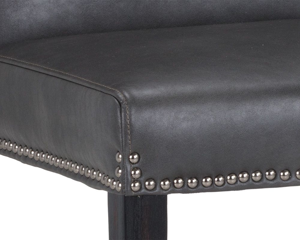 SUNPAN 105261 Brooke Dining Chair Faux Leather wood leg