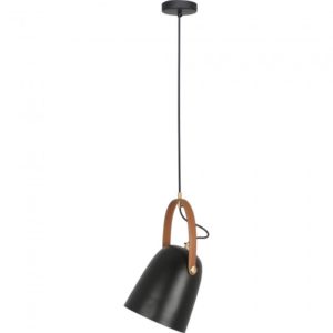 RENWIL LPC4277 ISSA Ceiling Fixture Iron Black Leather strap