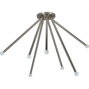 RENWIL LPC4342 SPERON Ceiling fixture Steel with satin nickel finish