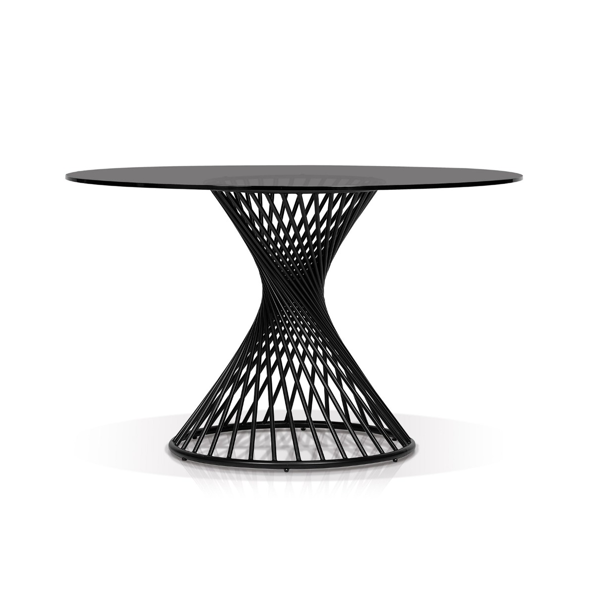 KORSON SEF2210 Tango dining table Gray Tempered Glass