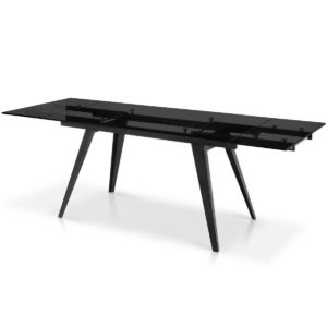KORSON SEF3051 Sharp dining table Gray Tempered Glass
