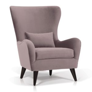 KORSON SO76669 Claiborne lounge chair Velour Finish Espresso