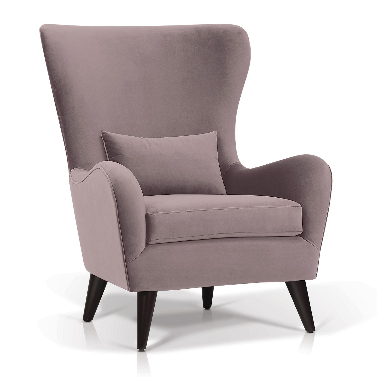 KORSON SO76669 Claiborne lounge chair Velour Finish Espresso