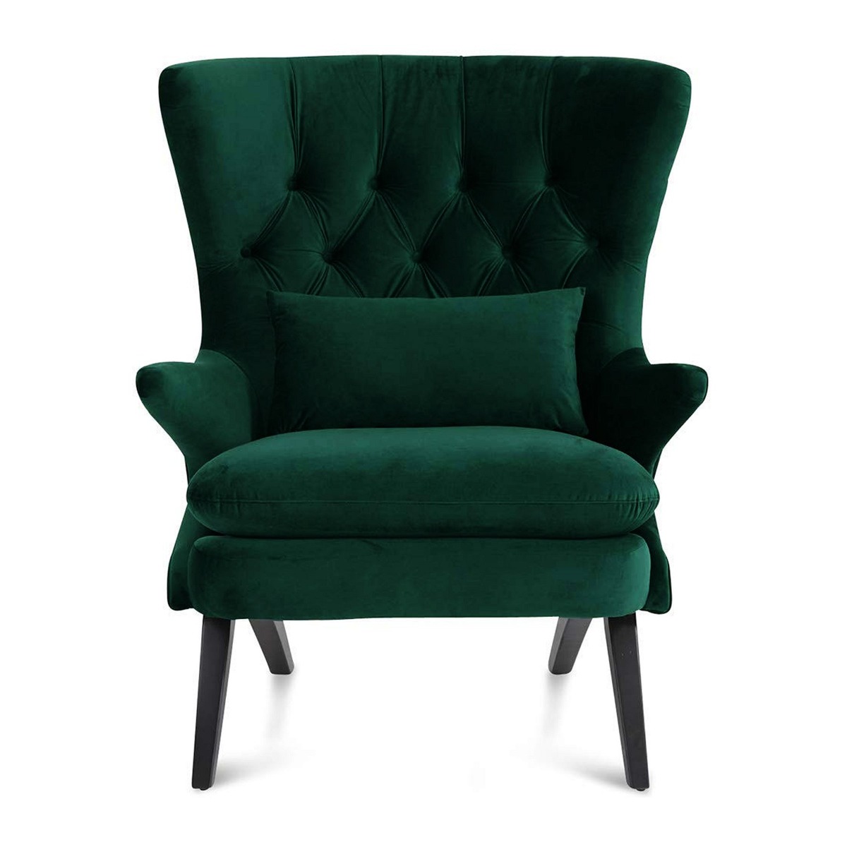 KORSON SO79642 Wegner lounge chair green Velour