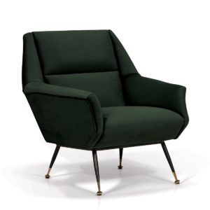 KORSON SO83243 Finley Lounge Chair Velour