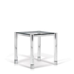 KORSON SRM002 Darius end table Clear Tempered Glass Square