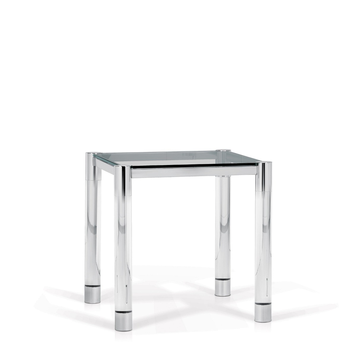 KORSON SRM002 Darius end table Clear Tempered Glass Square