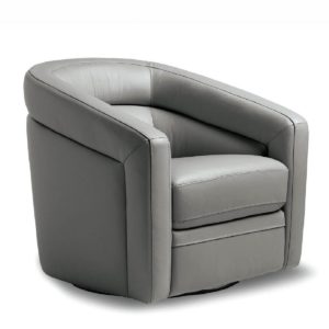 KORSON SUP190202 Bari lounge chair Synthetic Leather Black steel legs