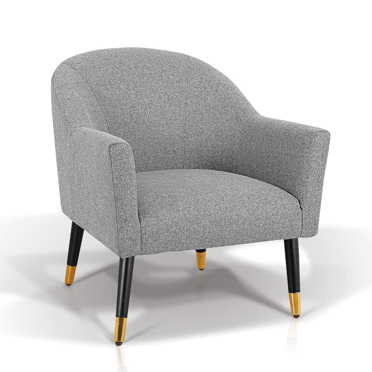 KORSON SVK327608 Longines lounge chair grey black legs