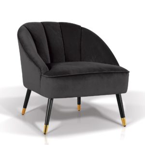 KORSON SVK328118 Fontaine Lounge Chair Velour