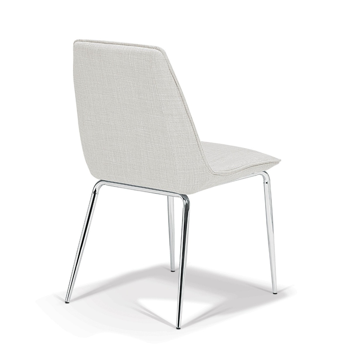 KORSON SYY131110 Emile dining chair Chrome Colour Pebble