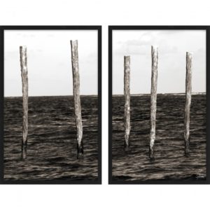 RENWIL W6566 STUDIO LINE - FREEDOM Printed Rag Paper Black Frame