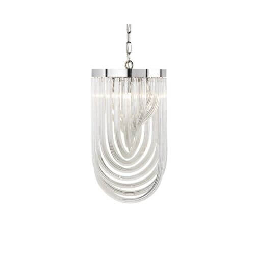 SUNPAN 102969 Kepler Chandelier Small Clear murano glass