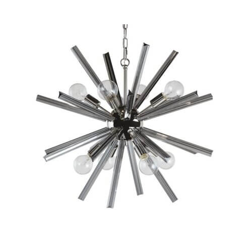 SUNPAN 102981 Faraday Chandelier Small Smoke Grey