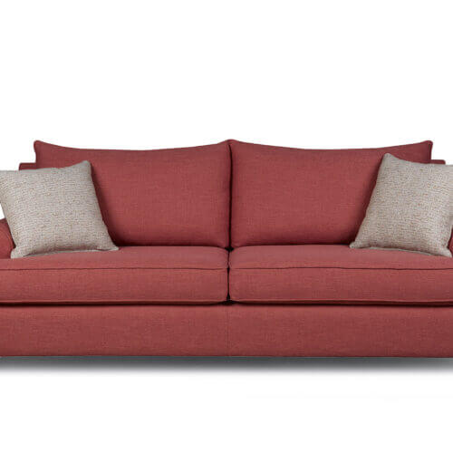 Brentwood 1802-38 Hudson Sofa loose back cushions Sinuous wire spring