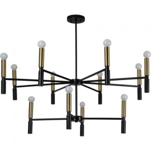 Renwil LPC4378 Ceiling Fixture Iron Black Powder Coated Finish